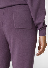 JOGGER A MAGLIA VIOLA - PURPLE VIOLET | DEHA