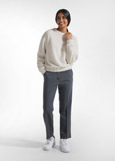 PANTALONI DRITTI IN GABARDINA STRETCH GRIGIO - Pantaloni - Outlet | DEHA