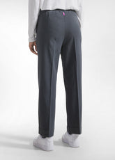 PANTALONI DRITTI IN GABARDINA STRETCH GRIGIO - Pantaloni - Outlet | DEHA