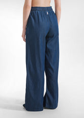 PANTALONI PALAZZO IN DENIM LYOCELL BLU - LIGHT DENIM | DEHA