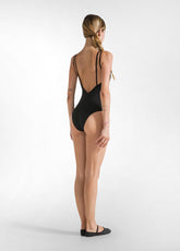 BODY IN MICROFIBRA RICICLATA NERO - Set Danza | DEHA