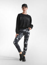 GRAPHIC HEAVY SWEATSHIRT - BLACK - BLACK | DEHA