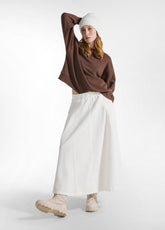 FELPA COMFORT EFFETTO MARMO MARRONE - COFFEE BROWN | DEHA