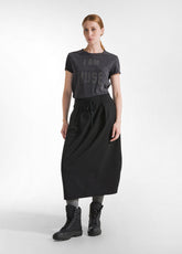 T-SHIRT GRAFICA EFFETTO MARMO NERO - Top & T-Shirts - Outlet | DEHA