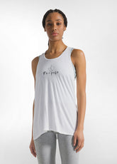 CANOTTA A VOGATORE IN LEGGERA VISCOSA BIANCO - WHITE | DEHA