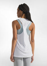 CANOTTA A VOGATORE IN LEGGERA VISCOSA BIANCO - WHITE | DEHA