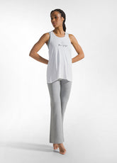 CANOTTA A VOGATORE IN LEGGERA VISCOSA BIANCO - WHITE | DEHA