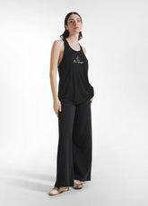 FLOWY VISCOSE TANK TOP - BLACK - Tops & sports bras - Outlet | DEHA