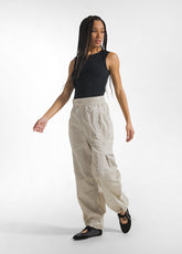 PANTALONE BALLOON IN NYLON BEIGE - BEIGE | DEHA