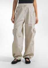 PANTALONE BALLOON IN NYLON BEIGE - BEIGE | DEHA