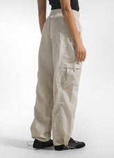 PANTALONE BALLOON IN NYLON BEIGE - BEIGE | DEHA