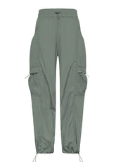 NYLON BALLOON PANTS - GREEN - Pants - Outlet | DEHA