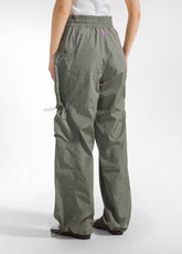 NYLON BALLOON PANTS - GREEN - SAGE GREEN | DEHA