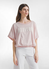 T-SHIRT AMPIA FFETTO SFUMATO ROSA - CORAL PINK | DEHA