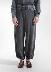 MARBLED JERSEY 'MAGNUM' PANTS - BLACK - Pants - Outlet | DEHA