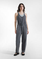 TUTA INTERA IN JERSEY MARMORIZZATO NERO - BLACK | DEHA