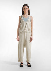 OVERALL AUS MARMORIERTE JERSEY - BEIGE - BEIGE | DEHA
