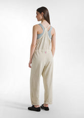 OVERALL AUS MARMORIERTE JERSEY - BEIGE - BEIGE | DEHA
