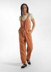 MARBLED JERSEY ONESIE - BROWN - AMBER BROWN | DEHA