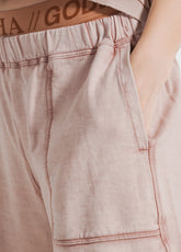 FADED ORGANIC FLEECE SHORTS - BROWN - Sports shorts - Outlet | DEHA