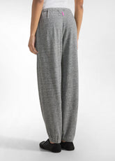 SLUB FLEECE JOGGER PANTS - GREY - MEDIUM GREY MELANGE | DEHA