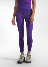 LEGGINGS IN MICROFIBRA STRETCH STAMPATI VIOLA - PURPLE ANIMALIER | DEHA