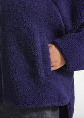 PURPLE TEDDY JACKET - DEEP PURPLE | DEHA