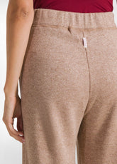 LUREX PALAZZO PANTS - BROWN - HAZELNUT | DEHA