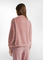FLAUSCHIG SWEATSHIRT MIT STEHKRAGEN - PINK - MISTY ROSE | DEHA