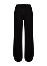 STRICKHOSE AUS WOLLGEMISCH - SCHWARZ - Hosen - Outlet | DEHA