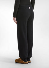 JOGGER DI MAGLIA IN MISTO LANA NERO - BLACK | DEHA