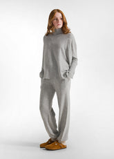 STRICKHOSE AUS WOLLGEMISCH - GRAU - Hosen - Outlet | DEHA