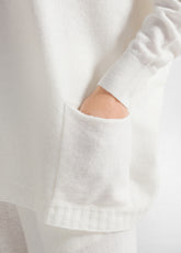 WEISSER PULLOVER AUS WOLLMISCHUNG - MILK WHITE | DEHA