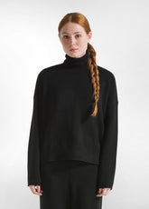 PULLOVER LOUNGE COLLO ALTO NERO - Felpe e Maglie - Outlet | DEHA