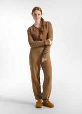 TOP INCROCIATO SLIM FIT IN MAGLIA MARRONE - GLACE' BROWN | DEHA