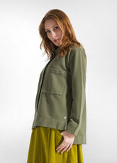 CAMICIA IN FELPA COMFY VERDE - Camicie & Bluse - Outlet | DEHA