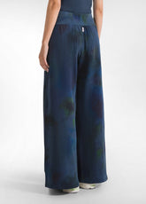 ALLOVER PALAZZO SWEATPANTS - MULTICOLOR - PAINTED BLUE | DEHA