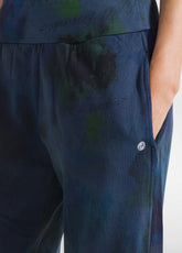 ALLOVER PALAZZO SWEATPANTS - MULTICOLOR - PAINTED BLUE | DEHA
