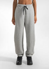 SWEATHOSE BALLOON FIT - GRAU - GREY MELANGE | DEHA