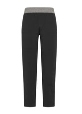 PANTALONE A MAGLIA BICOLOR NERO | DEHA