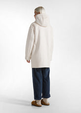 CAPPOTTO IN MONTONE SINTETICO BIANCO - MILK WHITE | DEHA