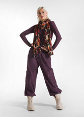 PASHMINA AUS BEDRUCKTEM MUSSELIN - ROT - WATERCOLOR RED | DEHA