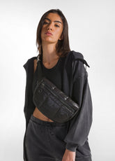 MARSUPIO TRAPUNTATO NERO - BLACK | DEHA