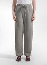 SOFT TOUCH STRAIGHT LEG PANTS - GREEN - SAGE GREEN | DEHA