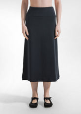 SOFT TOUCH LONG SKIRT - BLACK - Dresses, skirts, and suits - Outlet | DEHA