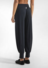 MODAL JERSEY JOGGER PANTS - BLACK - BLACK | DEHA