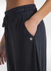 MODAL JERSEY JOGGER PANTS - BLACK - BLACK | DEHA