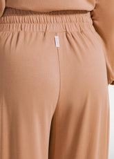 PANTALONE JOGGER IN JERSEY MODAL MARRONE - AMBER BROWN | DEHA