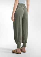 MODAL JERSEY JOGGER PANTS - GREEN - SAGE GREEN | DEHA