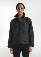 BONDED NYLON JACKET - BLACK - BLACK | DEHA